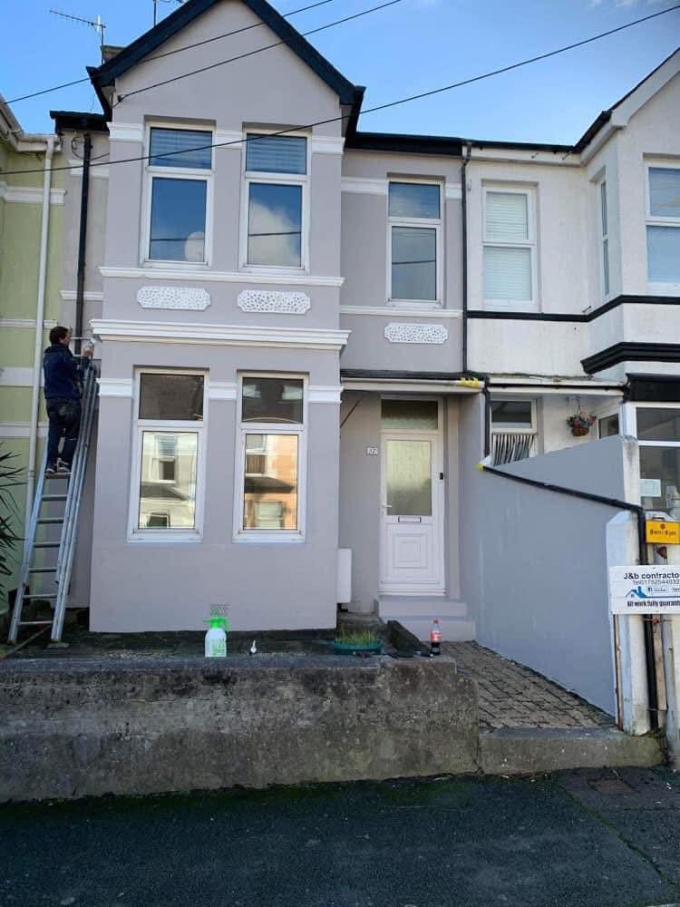 Completed roof replacement project in Treverbyn