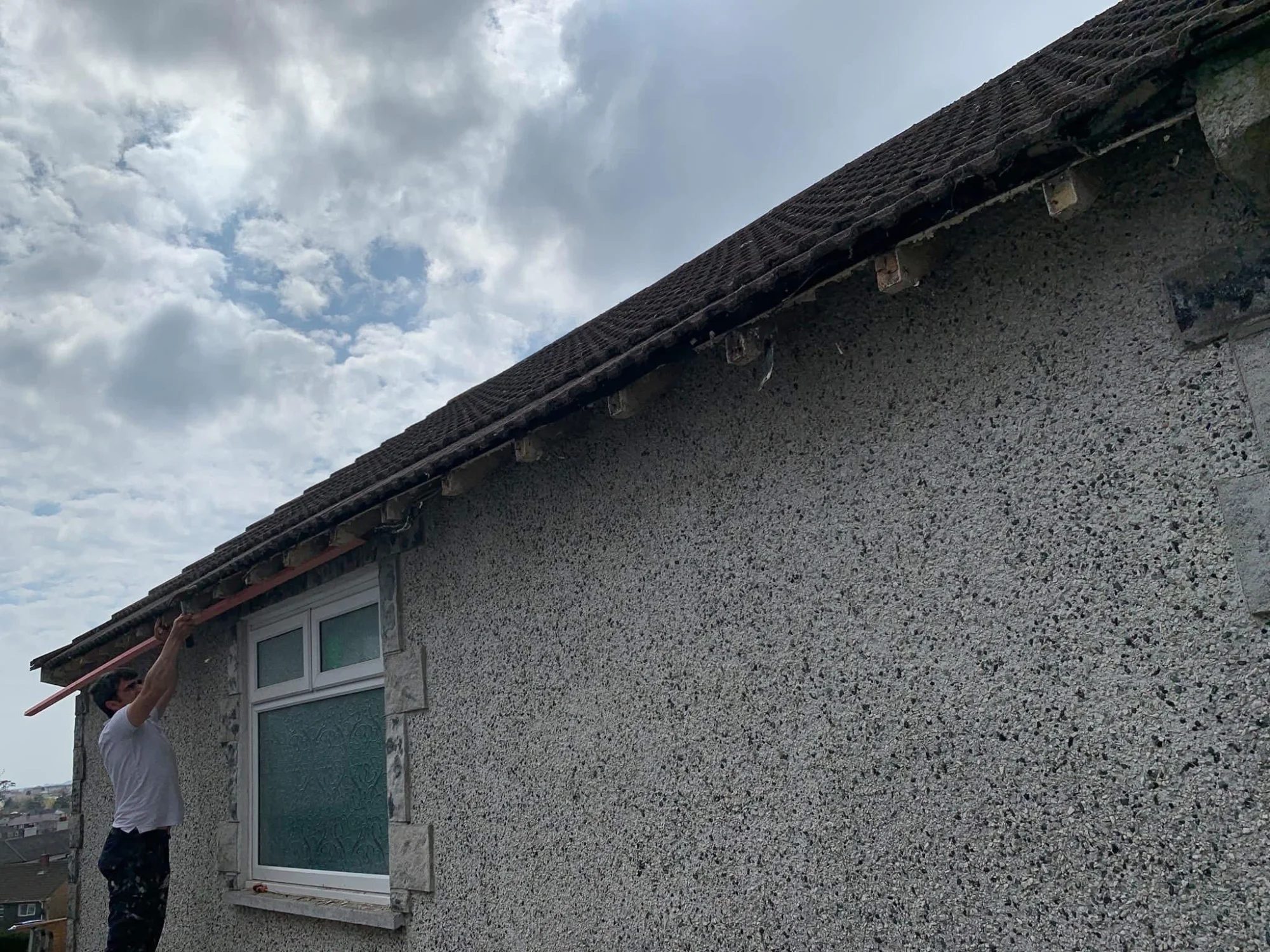 Storm damage roof repairs in Treverbyn