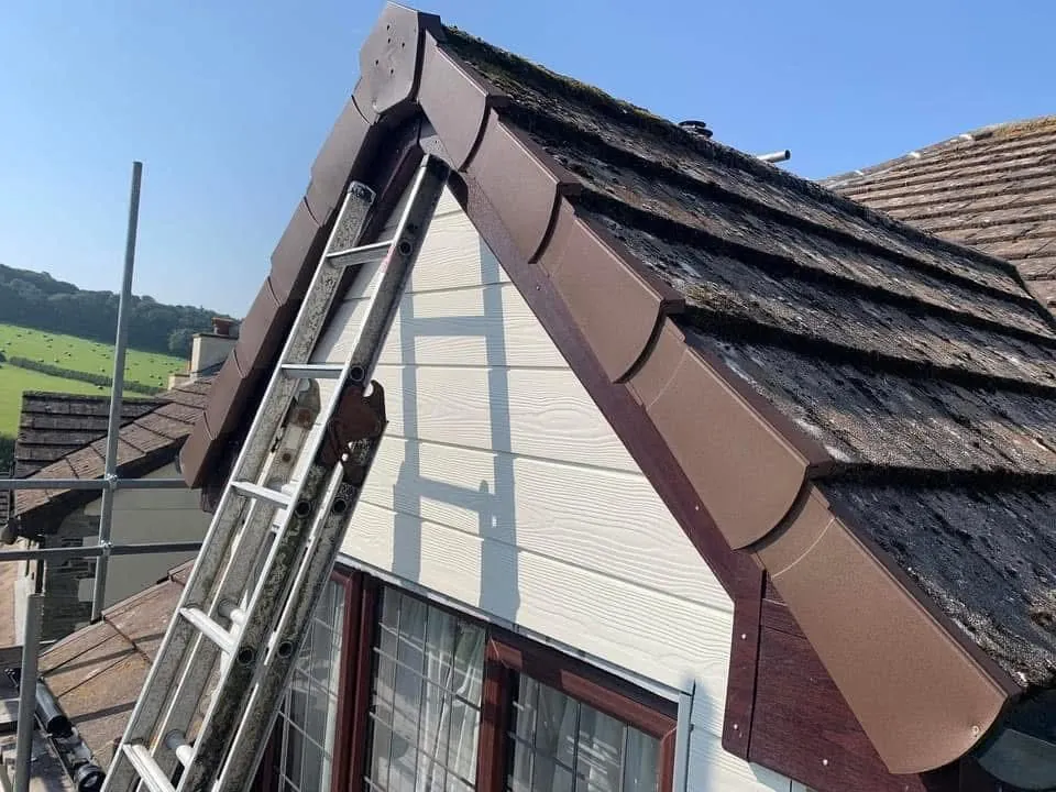 New fascias, bargeboards and guttering in Treverbyn