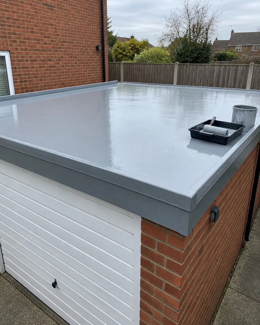 GRP fibreglass roofing in Treverbyn