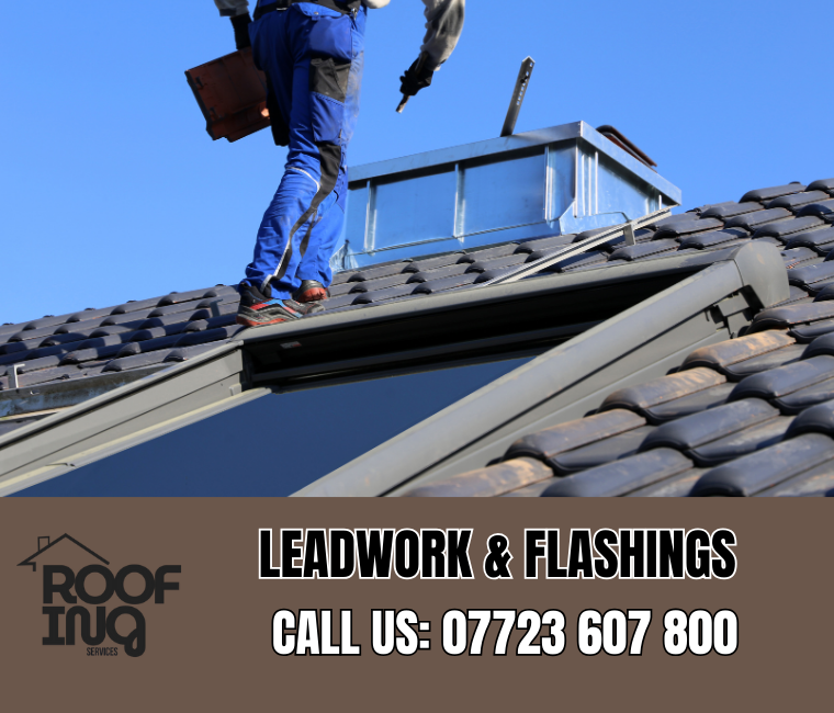 Lead roofing and flashing work in Treverbyn